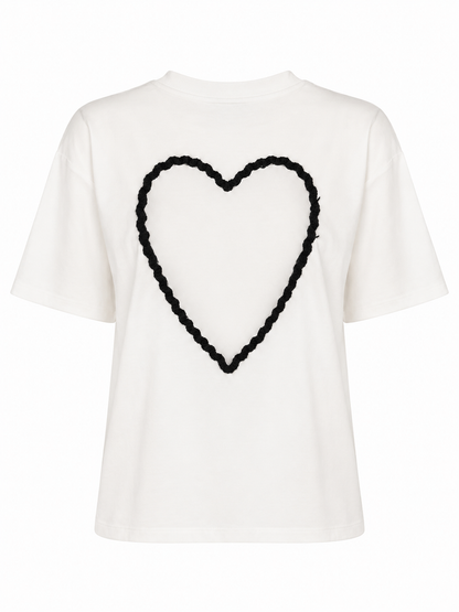 Lucci Open Heart Back T-Shirt