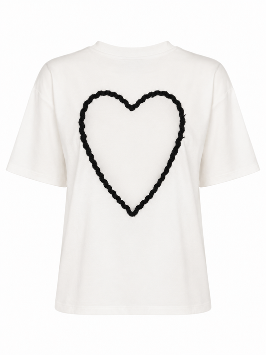 Lucci Open Heart Back T-Shirt