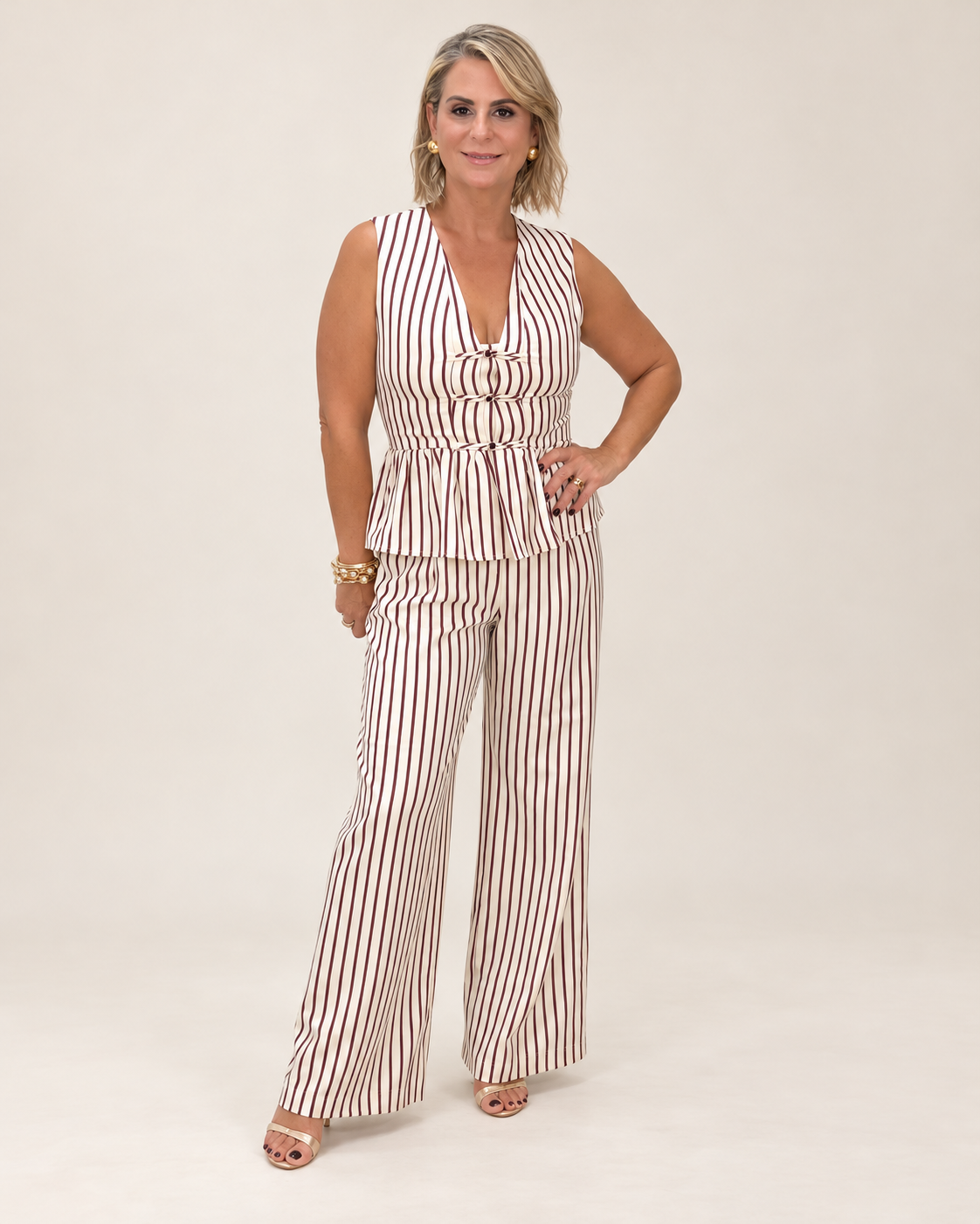 Arabella Striped Set