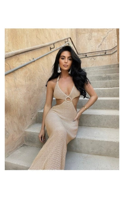 Cecilia Crochet Maxi Dress