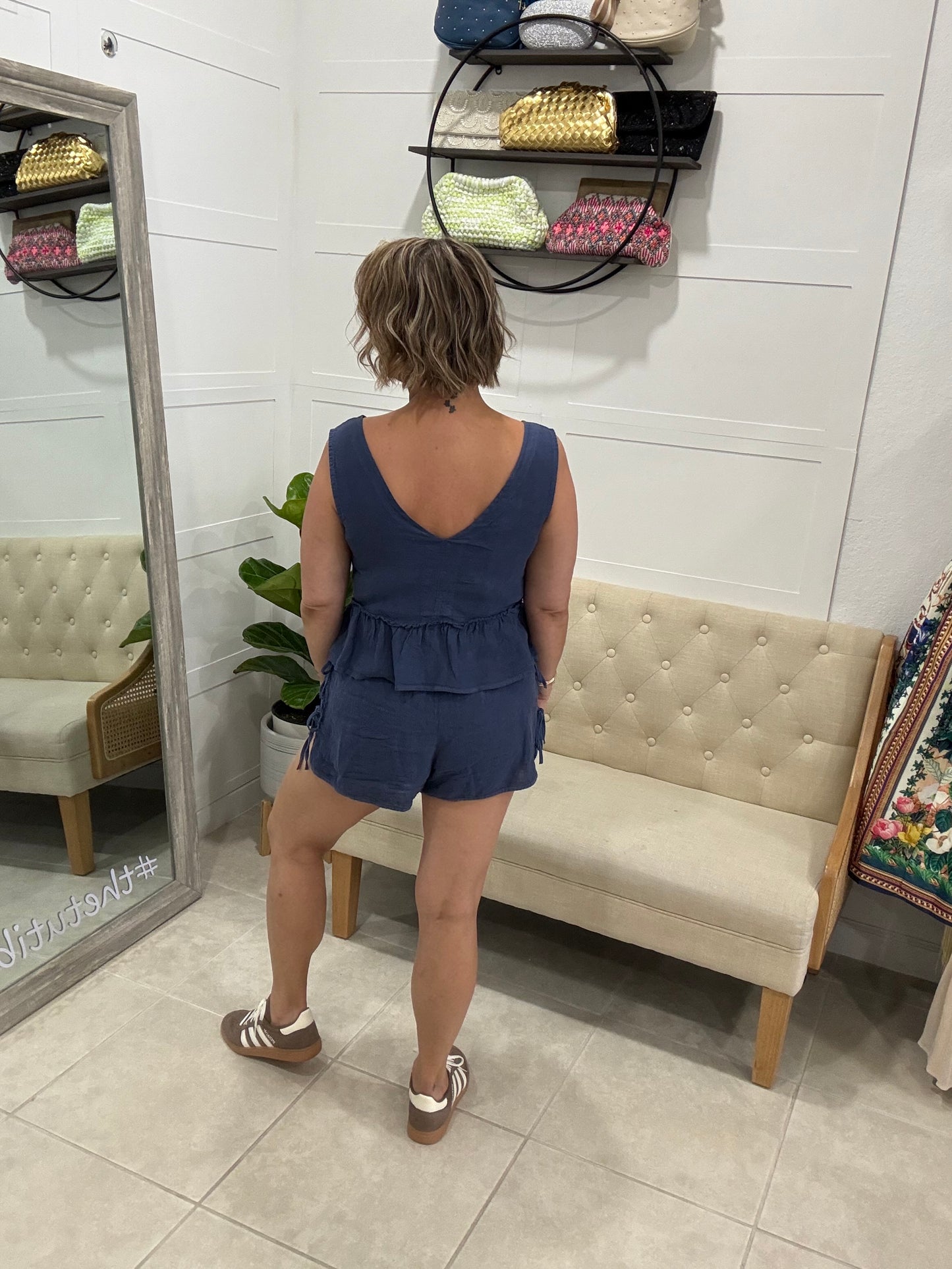 Piccolo Linen Short Set