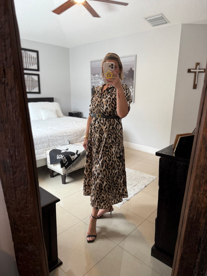 Maglia Leopard Dress