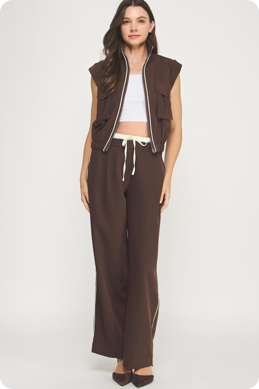 Satin Pant Set