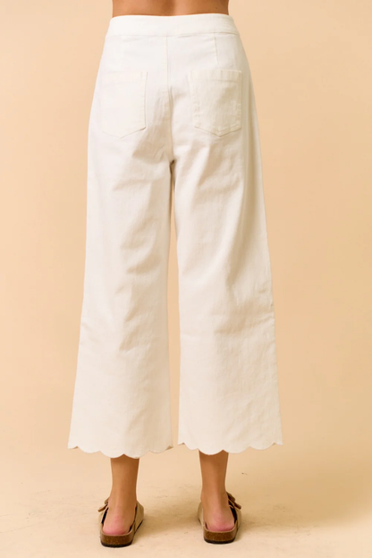 Ericka White Denim Pants
