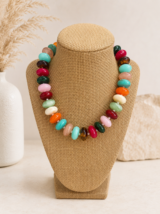 Santorini Beaded Necklace