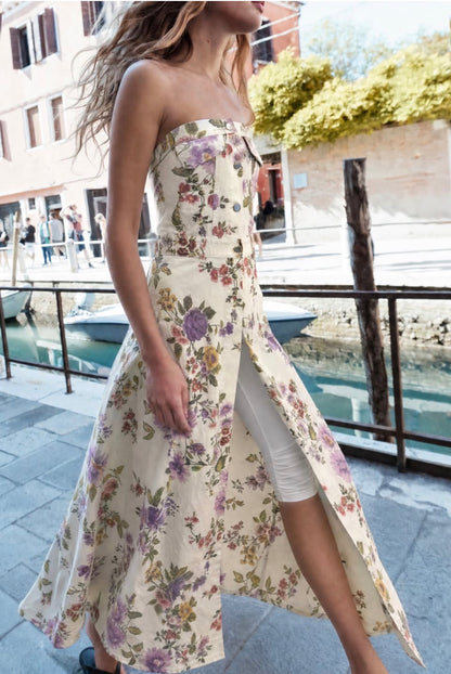 Lavender Floral Tunic