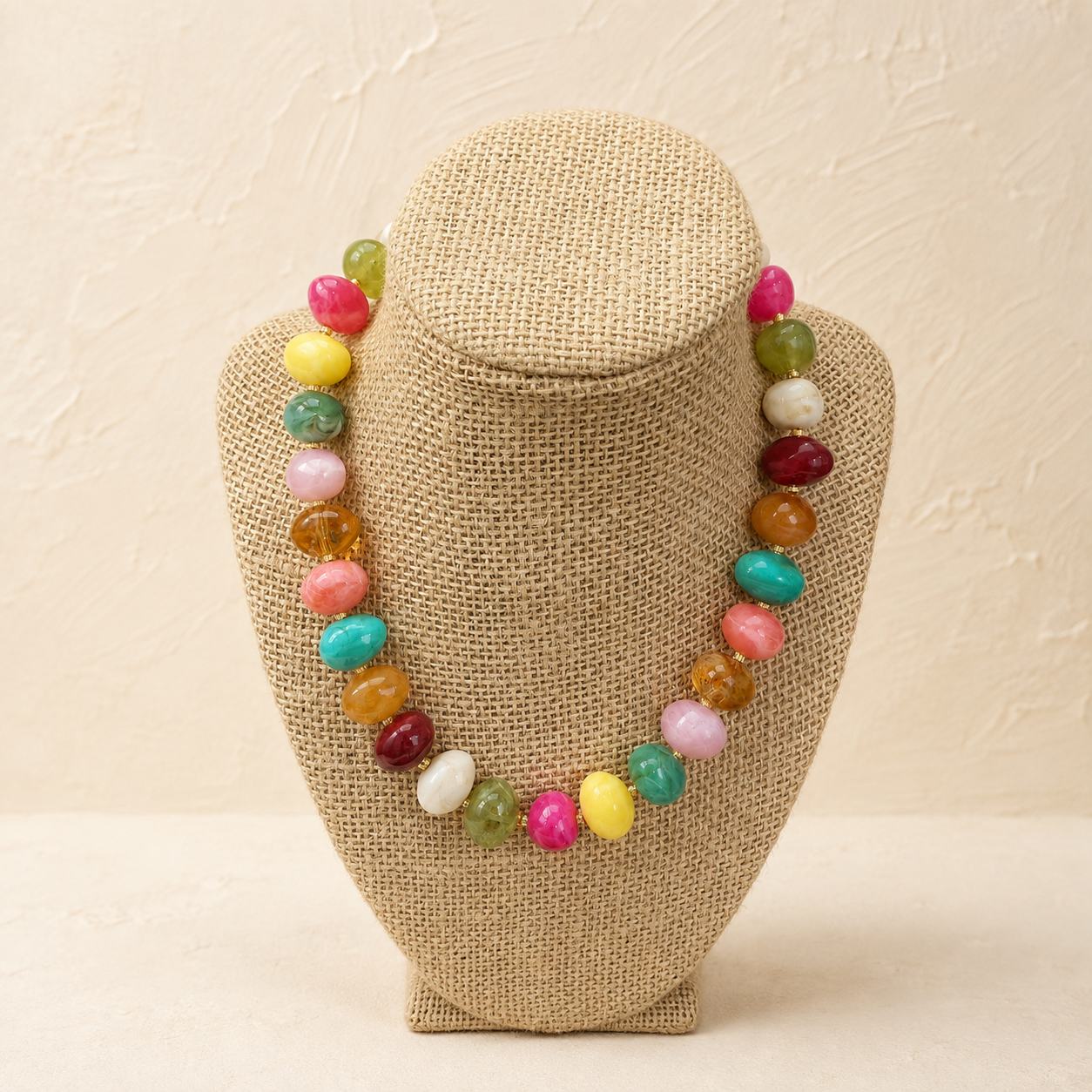 Santorini Beaded Necklace