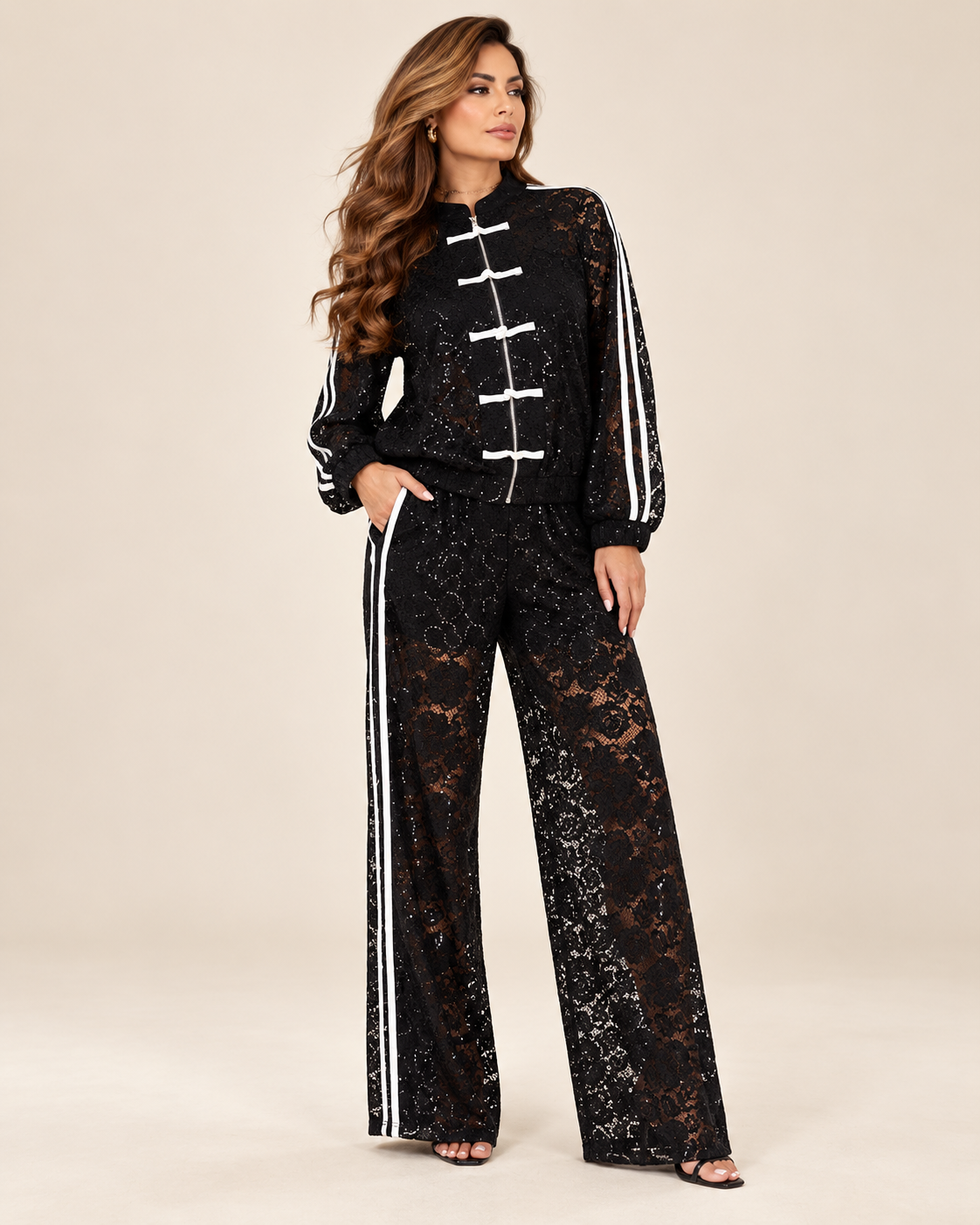 Midnight Lace Track Set