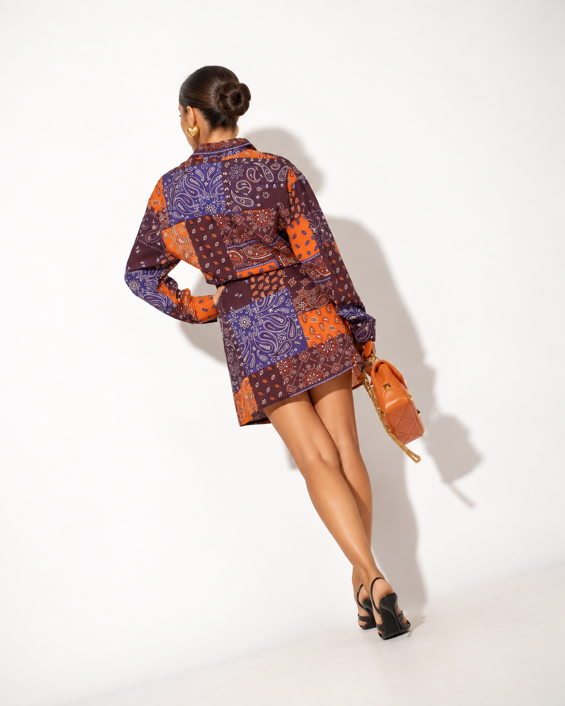 Lumina Bandana Wrap Dress