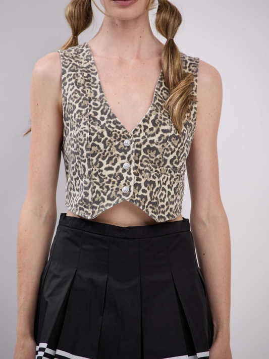 Savage Chic Denim Vest