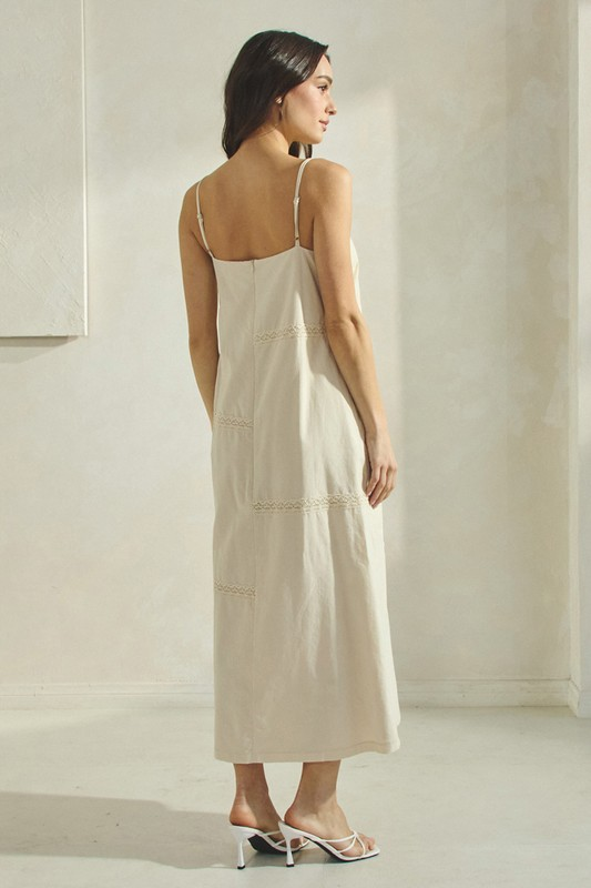 Mayorca Tropical Embroidered Maxi Dress