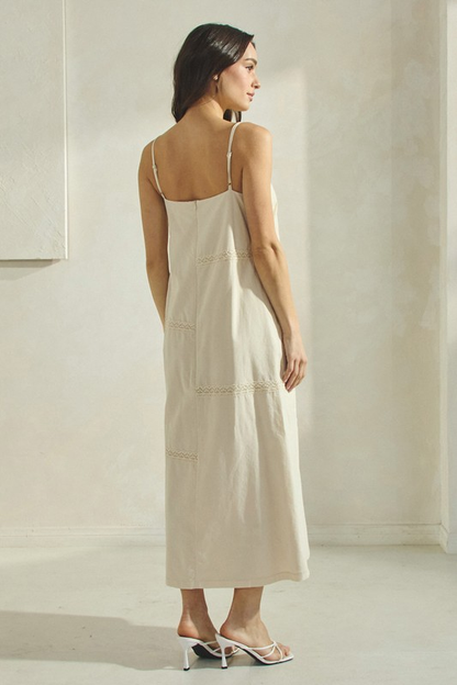 Mayorca Tropical Embroidered Maxi Dress