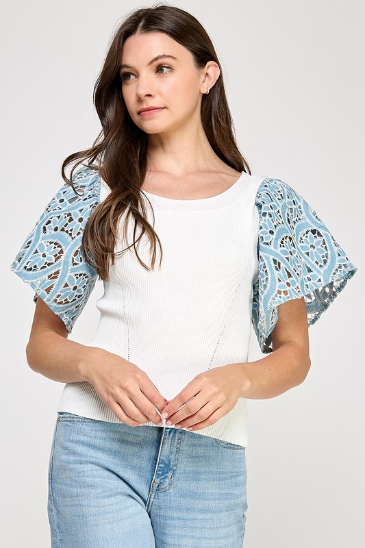Myriam Top Sky Blue