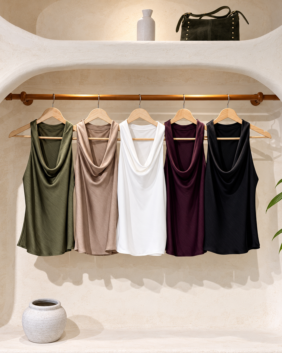 Anello Cowl Neck top (RESTOCK)