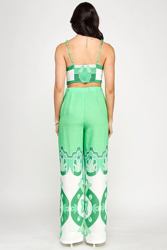 Boro Pant Set Green