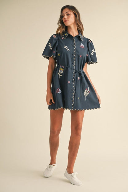 Nani  Button Down Shirt Dress