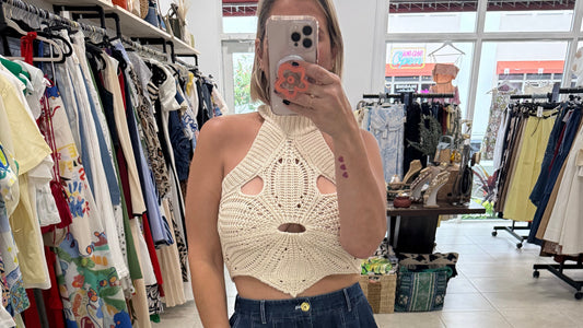 Sea Breeze Crochet top