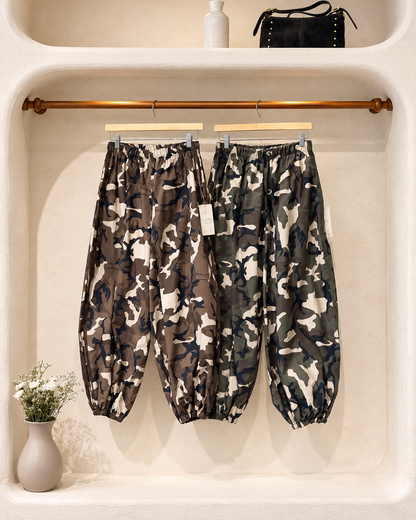 Camo Ballon Pants