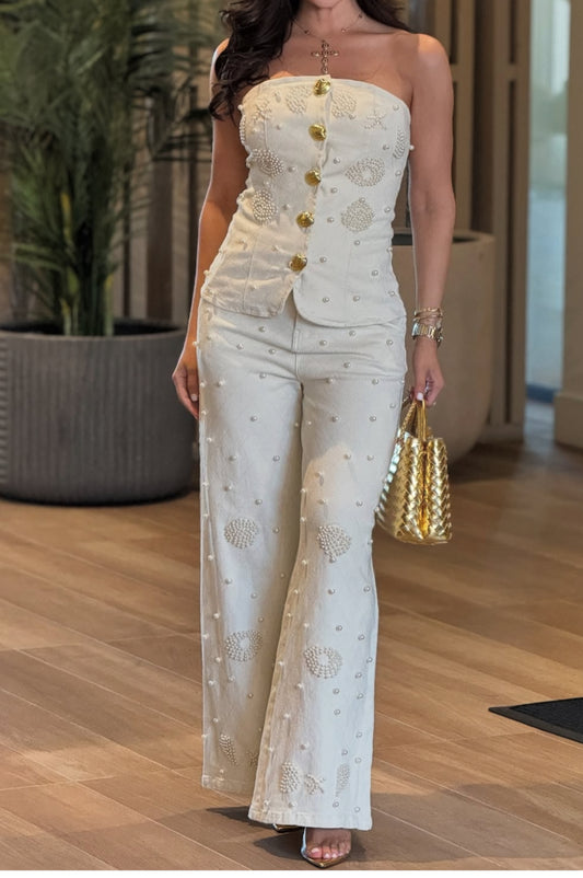 Ivory Muse Pant Set