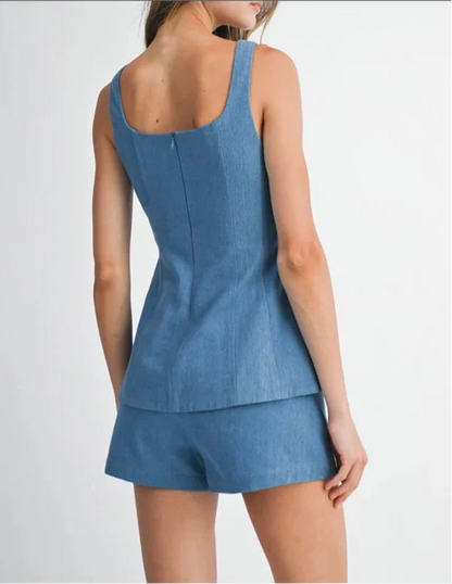Denim Daze Short Set