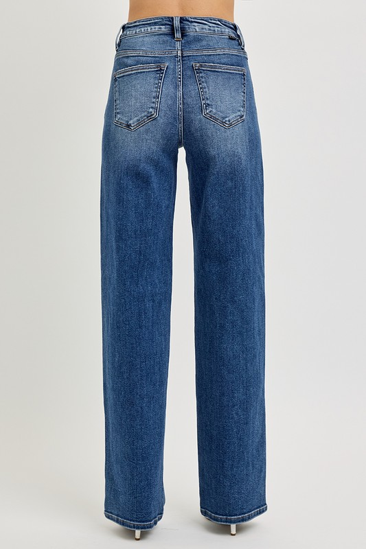 Alice High Rise Wide Baggy Jeans