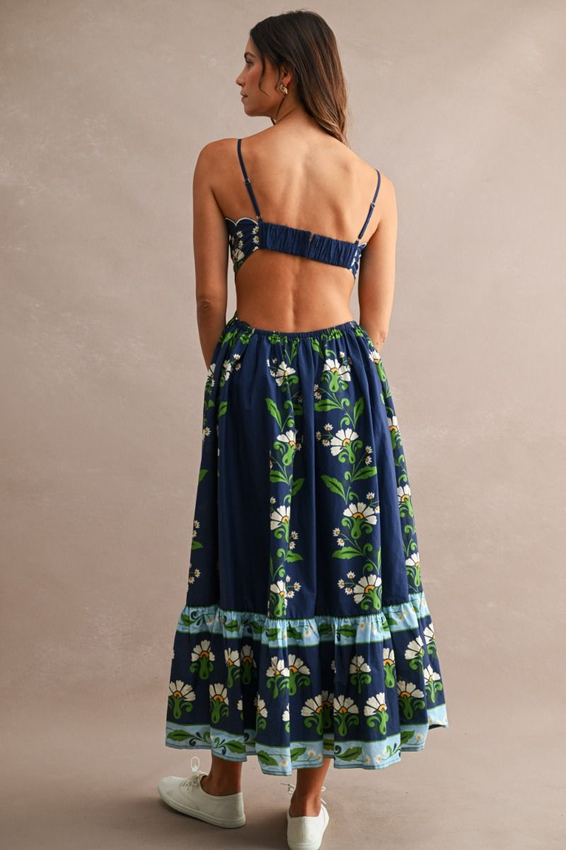 Daisy Floral Midi Dress