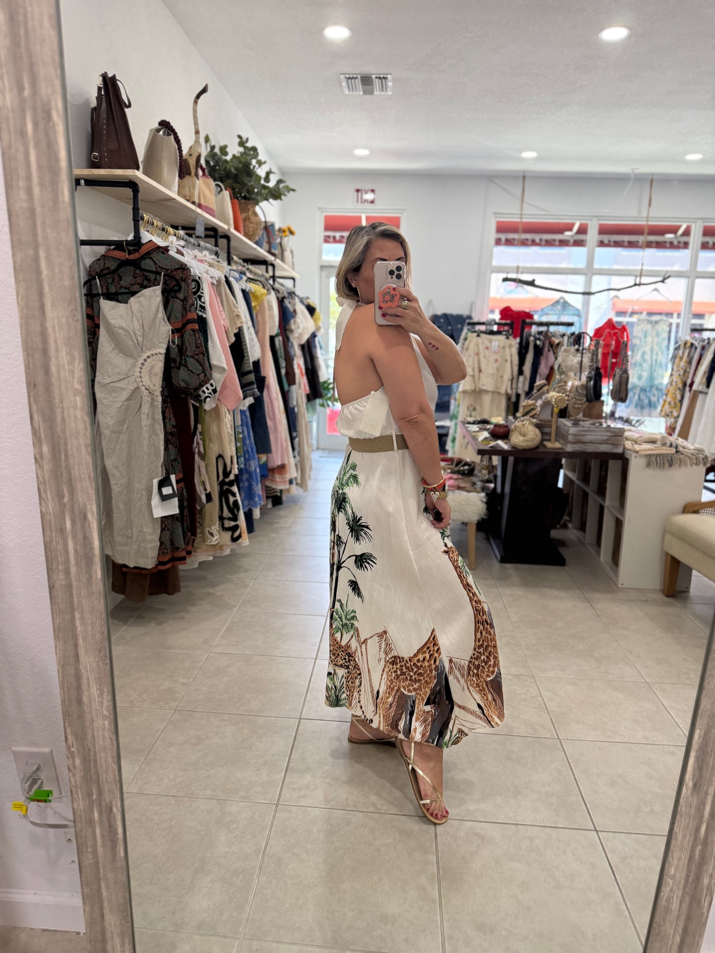 Safari Italian Dress