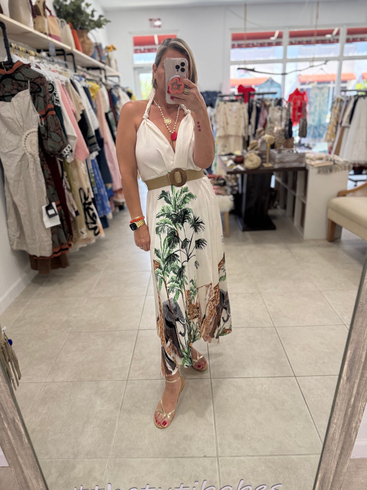 Safari Italian Dress