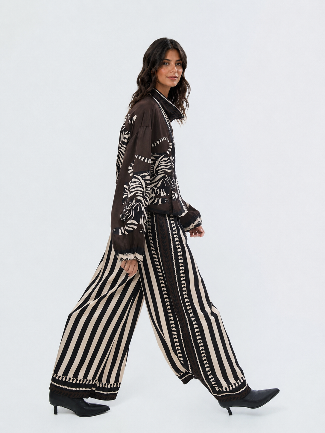 Noir Safari Pant Set