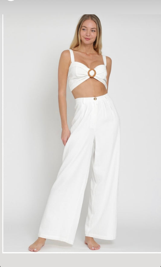 Sofia Linen Pant Set