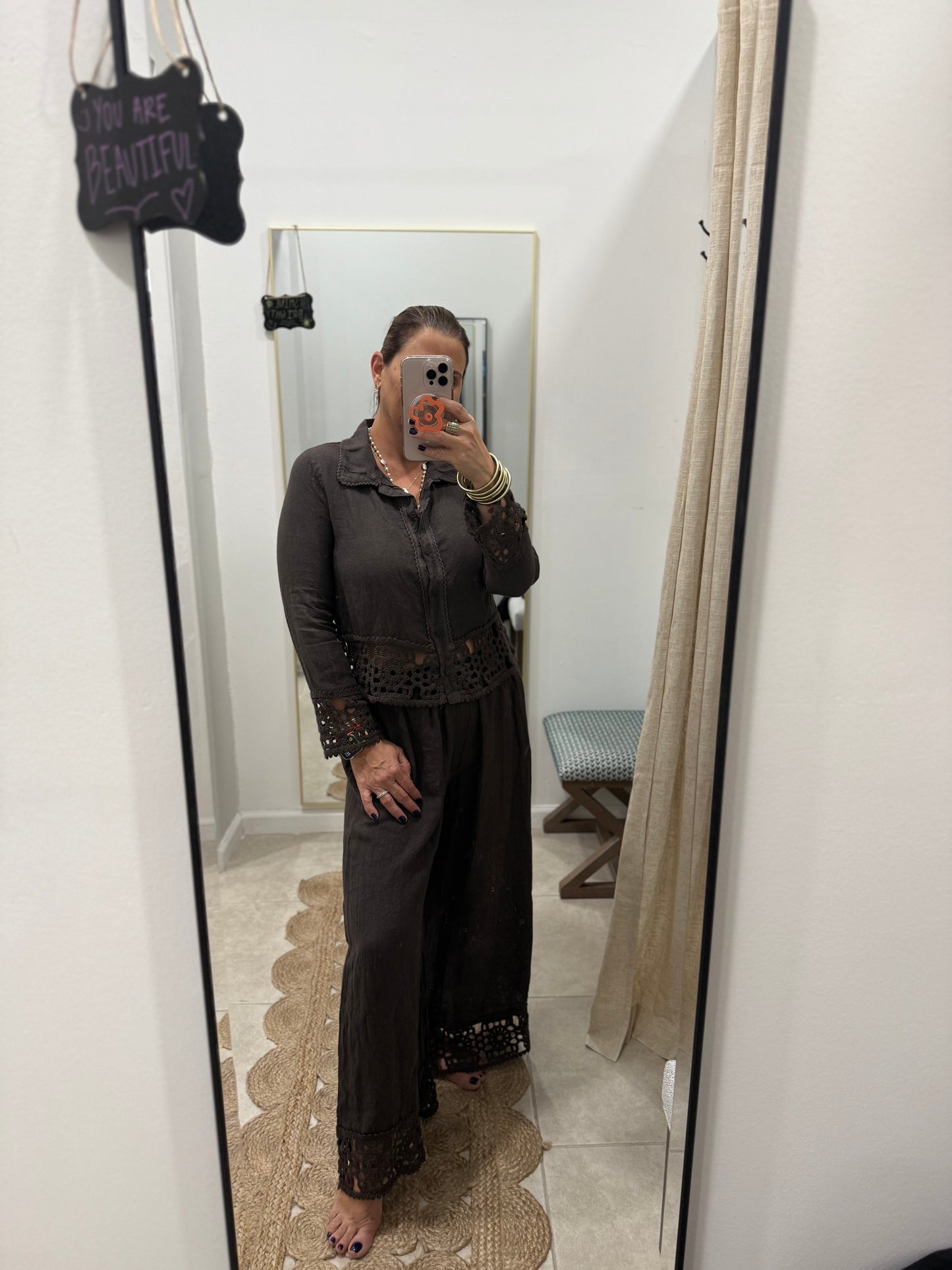 Cielo Linen Pant Set