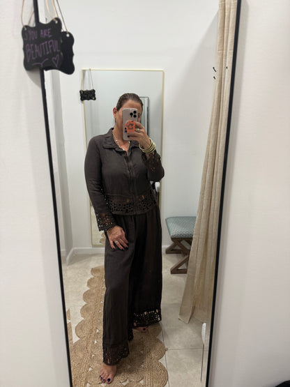 Cielo Linen Pant Set
