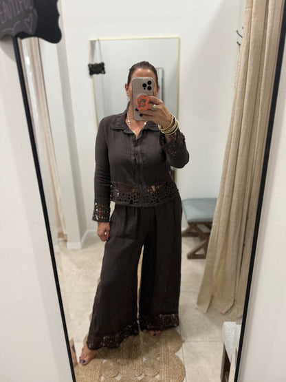 Cielo Linen Pant Set