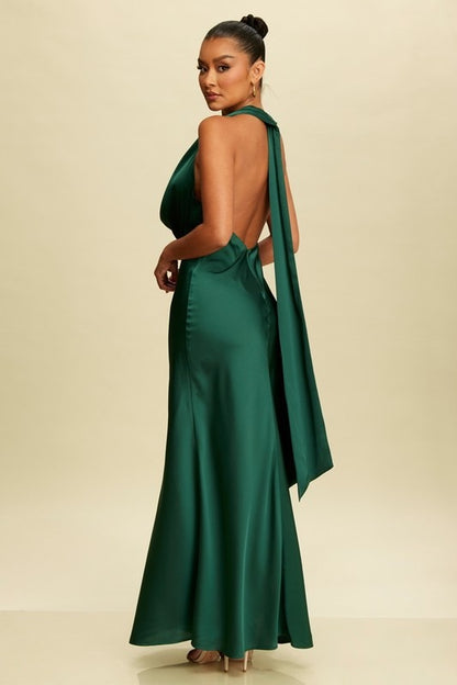 Rosalia Satin Maxi