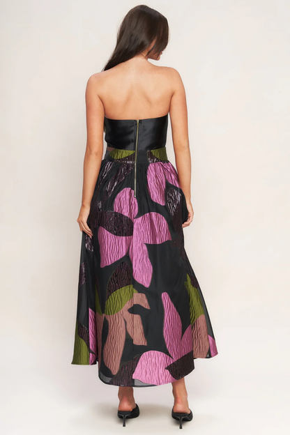 Abstract Rose Dress