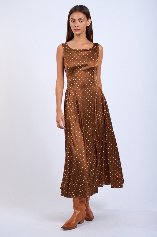 Moon Polka Dot Dress