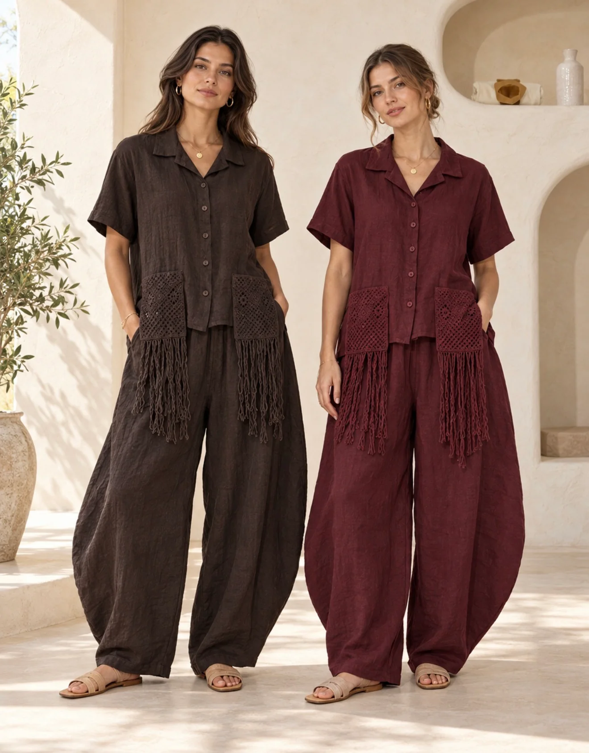 Pallone Linen Set