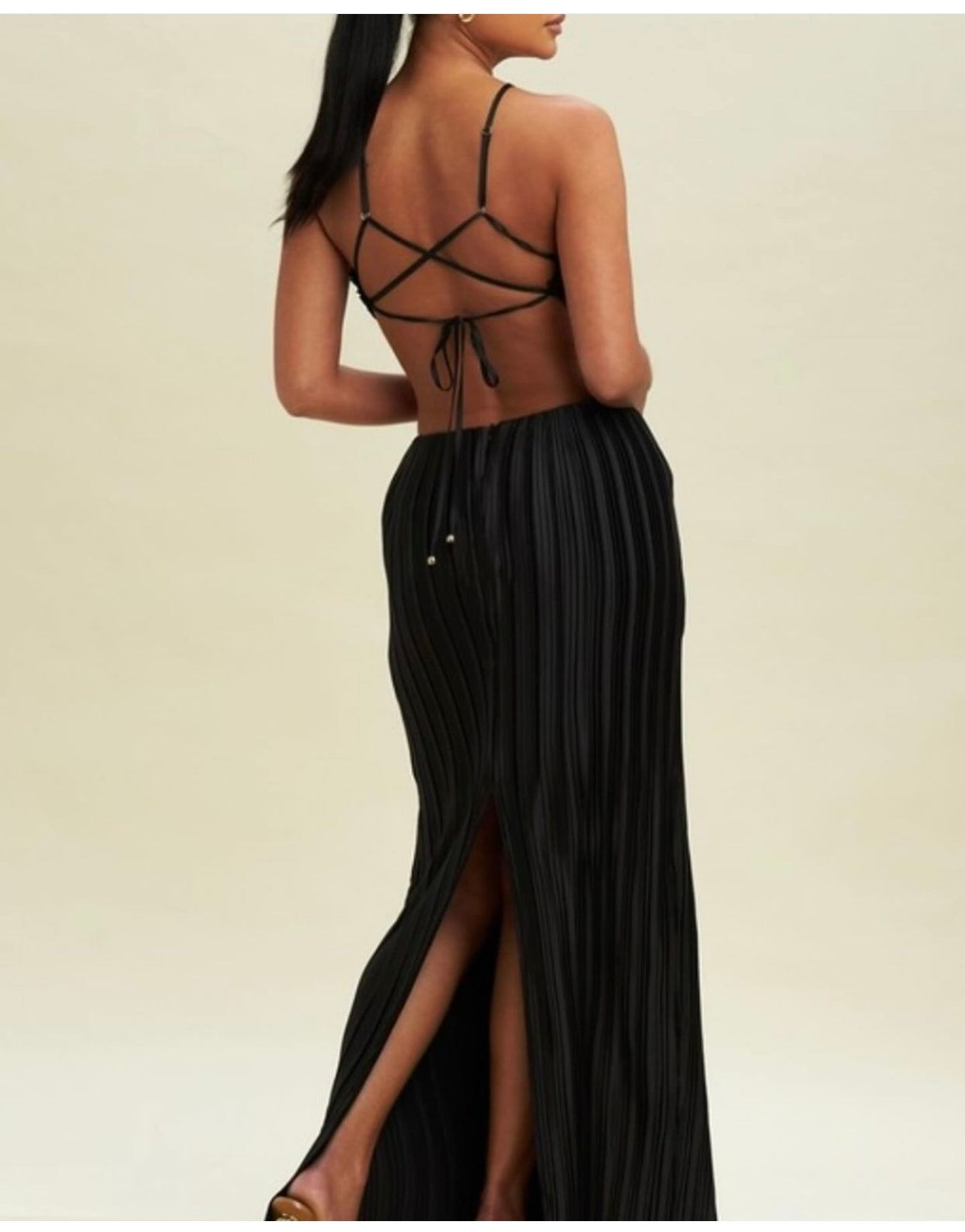 Julia Black Maxi Dress