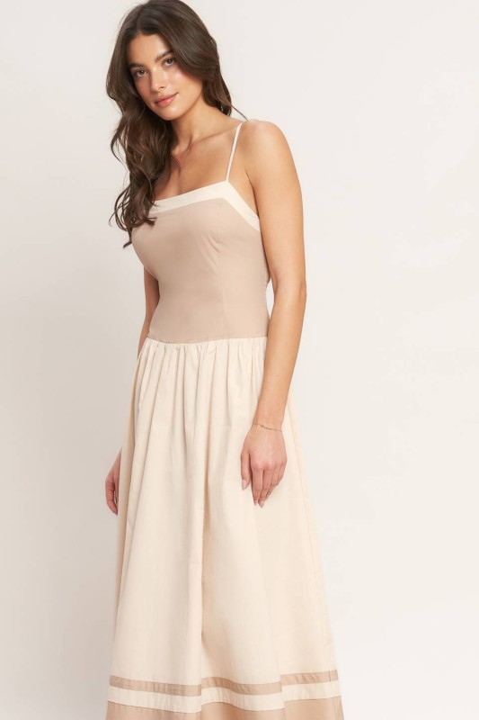 Duetto Cotton Midi Dress