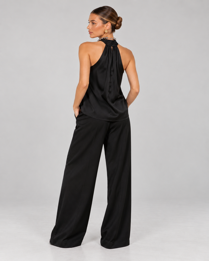 Black Pearl Halter Top