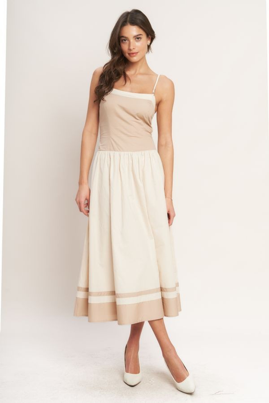 Duetto Cotton Midi Dress