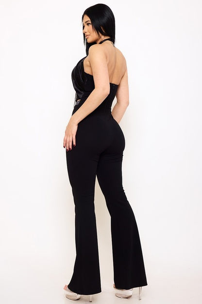 Diva Halter Neck Jumpsuit