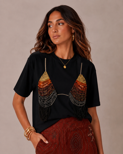 Bikini Beaded Tee