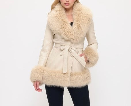 Coalition Empress Fur-trimmed Coat