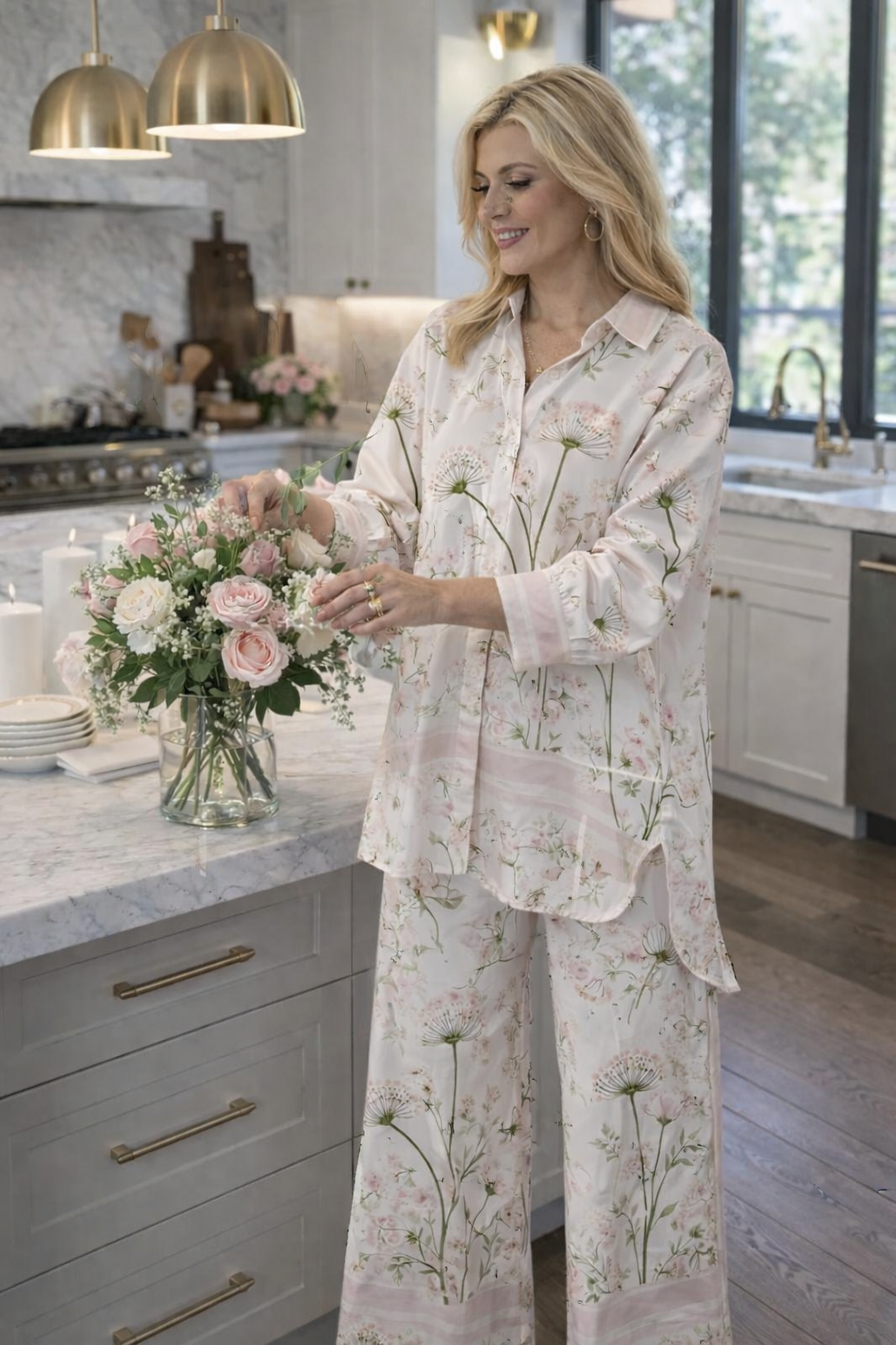 Fiori Pant Set