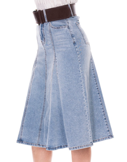 Joellie Denim Skirt
