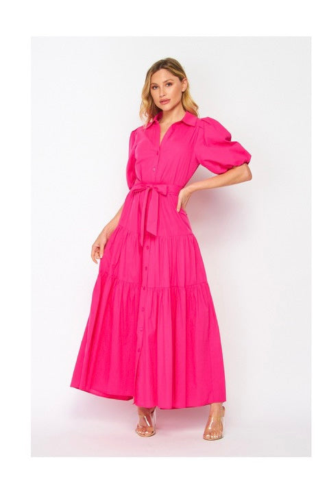 Yara Fuchsia Dress