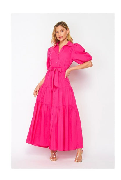 Yara Fuchsia Dress