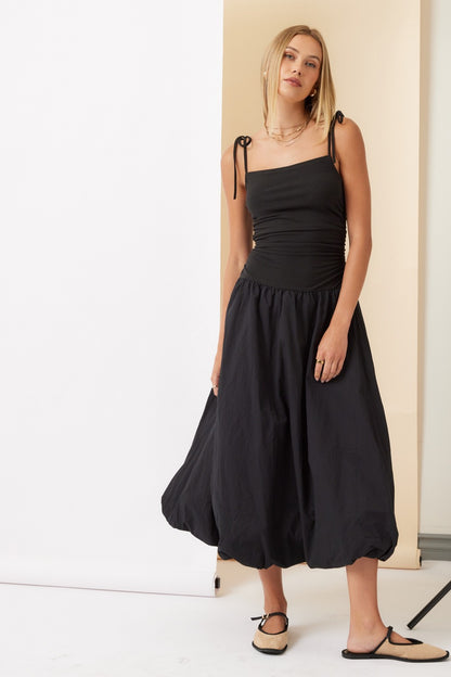 Amalia Midi Puff Dress