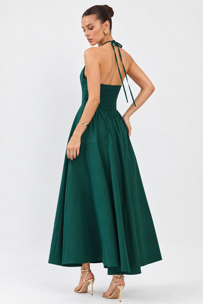 Jade Halter Maxi Dress
